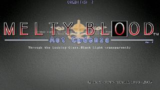 Screenshot Thumbnail / Media File 1 for Melty Blood Act Cadenza (Rev C)