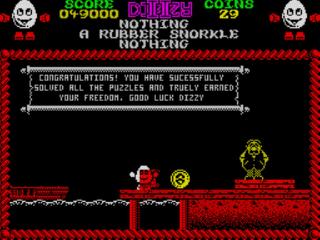 Screenshot Thumbnail / Media File 1 for Dizzy II - Treasure Island Dizzy (1988)(Codemasters)