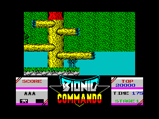 Screenshot Thumbnail / Media File 1 for Bionic Commando (1988)(Go - Capcom)