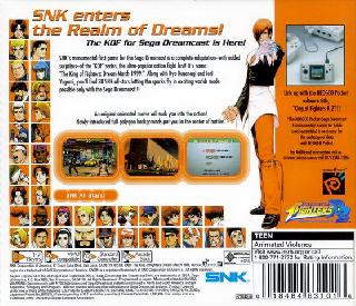 Screenshot Thumbnail / Media File 1 for King of Fighters, The - Dream Match 1999 (USA)(En,Es,Po,Jp)