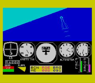 Screenshot Thumbnail / Media File 1 for Flight Simulation (1982)(Psion)