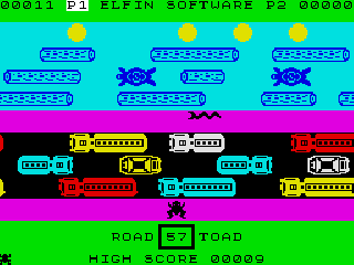 Screenshot Thumbnail / Media File 1 for Road Toad (1983)(Elfin Software)