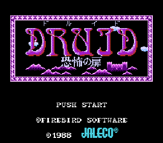 Screenshot Thumbnail / Media File 1 for Druid - Kyoufu no Tobira (Japan)