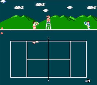 Screenshot Thumbnail / Media File 1 for Kobayashi Hitomi Shocking Tennis (Japan) (Unl)