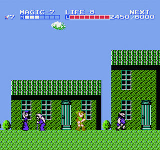 Screenshot Thumbnail / Media File 1 for Legend of Zelda 2, The - Link no Bouken (Japan) (v1.0)