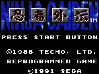 Screenshot Thumbnail / Media File 1 for Ninja Gaiden (USA, Europe)