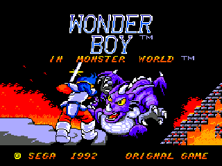 Screenshot Thumbnail / Media File 1 for Wonder Boy in Monster World (Europe) (Beta)