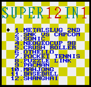 Screenshot Thumbnail / Media File 1 for Super 12 in 1