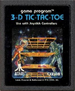 Screenshot Thumbnail / Media File 1 for 3-D Tic-Tac-Toe (1980) (Atari, Carol Shaw - Sears) (CX2618 - 49-75123)