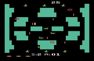 Screenshot Thumbnail / Media File 1 for Alligator People (1983) (20th Century Fox Video Games, John Russell) (Prototype)
