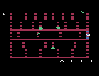 Screenshot Thumbnail / Media File 1 for Amidar (1982) (Parker Brothers, Ed Temple) (PB5310)