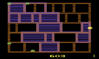 Screenshot Thumbnail / Media File 1 for Amidar (1982) (Parker Brothers, Ed Temple) (PB5310)