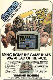 Screenshot Thumbnail / Media File 1 for Amidar (1982) (Parker Brothers, Ed Temple) (PB5310)