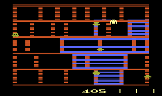 Screenshot Thumbnail / Media File 1 for Amidar (1982) (Parker Brothers, Ed Temple) (PB5310)