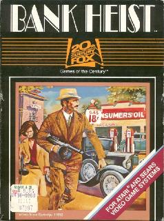 Screenshot Thumbnail / Media File 1 for Bank Heist (Bonnie and Clyde, Holdup, Roaring 20's) (1983) (20th Century Fox Video Games, Bill Aspromonte) (11012)
