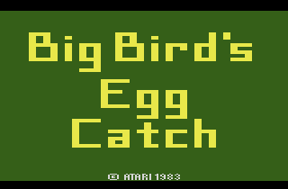 Screenshot Thumbnail / Media File 1 for Big Bird's Egg Catch (Grover's Egg Catch) (Kid's Controller) (Children's Computer Workshop) (1983) (Atari, Christopher H. Omarzu) (CX26104)