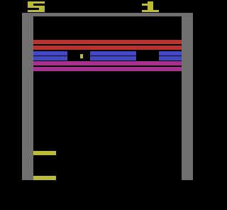 Screenshot Thumbnail / Media File 1 for Bionic Breakthrough (Headband - Super Breakout) (Mindlink Controller) (1984) (Atari, Paul Donaldson) (Prototype)