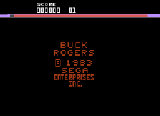 Screenshot Thumbnail / Media File 1 for Buck Rogers - Planet of Zoom (1983) (Sega) (005-01)