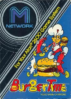 Screenshot Thumbnail / Media File 1 for BurgerTime (1983) (M Network, Patricia Lewis Du Long, Ron Surratt - INTV) (MT4518)