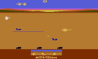 Screenshot Thumbnail / Media File 1 for Chopper Command (1982) (Activision, Bob Whitehead) (AX-015, AX-015-04)
