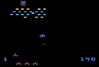 Screenshot Thumbnail / Media File 1 for Communist Mutants from Space (Galactic Egg) (1982) (Arcadia Corporation, Stephen Harland Landrum) (2) (AR-4101)