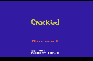Screenshot Thumbnail / Media File 1 for Crack'ed (11-28-1988) (Atari, Robert Neve) (CX26142) (Prototype)