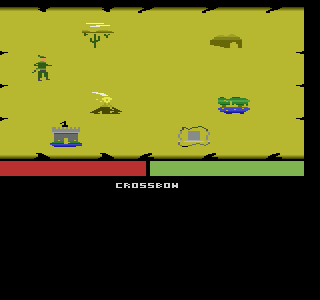 Screenshot Thumbnail / Media File 1 for Crossbow (1987) (Atari) (CX26139)