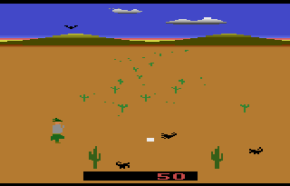 Screenshot Thumbnail / Media File 1 for Crossbow (1987) (Atari) (CX26139)