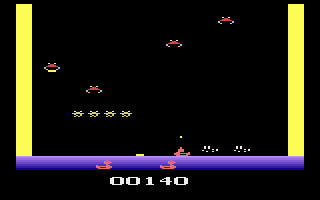Screenshot Thumbnail / Media File 1 for Deadly Duck (1982) (20th Century Fox Video Games - Sirius Software, Ed Hodapp) (11004)