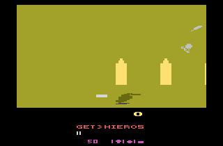 Screenshot Thumbnail / Media File 1 for Desert Falcon (Nile Flyer, Sphinx) (1987) (Atari, Robert C. Polaro) (CX26140)