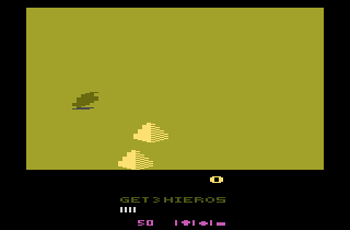 Screenshot Thumbnail / Media File 1 for Desert Falcon (Nile Flyer, Sphinx) (1987) (Atari, Robert C. Polaro) (CX26140)