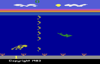 Screenshot Thumbnail / Media File 1 for Dolphin (1983) (Activision, Matthew L. Hubbard, Bob Whitehead) (AX-024)