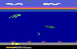 Screenshot Thumbnail / Media File 1 for Dolphin (1983) (Activision, Matthew L. Hubbard, Bob Whitehead) (AX-024)