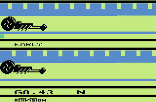 Screenshot Thumbnail / Media File 1 for Dragster (1980) (Activision, David Crane) (AG-001)