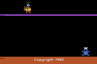 Screenshot Thumbnail / Media File 1 for Eggomania (Weird Bird) (Paddle) (1982) (U.S. Games Corporation, Todd Marshall, Wes Trager, Henry Will) (VC2003)