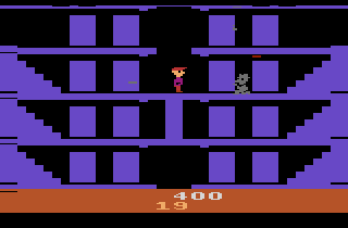 Screenshot Thumbnail / Media File 1 for Elevator Action (1983) (Atari, Dan Hitchens) (CX26126) (Prototype)