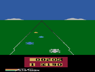 Screenshot Thumbnail / Media File 1 for Enduro (1983) (Activision, Larry Miller) (AX-026, AX-026-04)