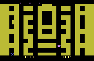 Screenshot Thumbnail / Media File 1 for Entombed (Maze Chase) (1982) (U.S. Games Corporation, Paul Allen Newell, Steve Sidley, Tom Sloper) (VC2007)