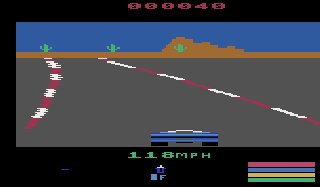 Screenshot Thumbnail / Media File 1 for Fatal Run (Ultimate Driving) (1989) (Atari - Sculptured Software, Steve Aguirre) (CX26162) (PAL)