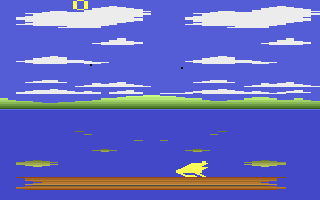 Screenshot Thumbnail / Media File 1 for Frog Pond (08-27-1982) (Atari, Nick 'Sandy Maiwald' Turner - Hozer Video Games) (CX2665) (Prototype)