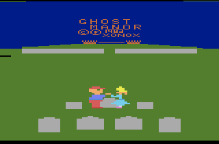 Screenshot Thumbnail / Media File 1 for Ghost Manor (1983) (Xonox - K-Tel Software - Beck-Tech) (6210, 06002, 06004, 99002)