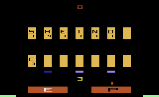 Screenshot Thumbnail / Media File 1 for Glib - Video Word Game (1983) (Selchow & Righter - QDI) (87)