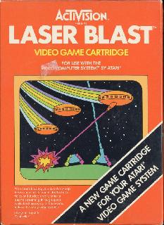 Screenshot Thumbnail / Media File 1 for Laser Blast (Lazer) (1981) (Activision, David Crane) (AG-008)