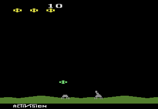 Screenshot Thumbnail / Media File 1 for Laser Blast (Lazer) (1981) (Activision, David Crane) (AG-008)