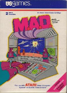 Screenshot Thumbnail / Media File 1 for M.A.D. (Missile Intercept) (1982) (U.S. Games Corporation) (VC1012)