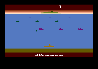 Screenshot Thumbnail / Media File 1 for Marine Wars (1983) (Konami) (RC 102-X 02)