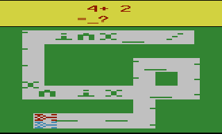 Screenshot Thumbnail / Media File 1 for Math Gran Prix (Math Game) (1982) (Atari, Suki Lee - Sears) (CX2658 - 49-75128)