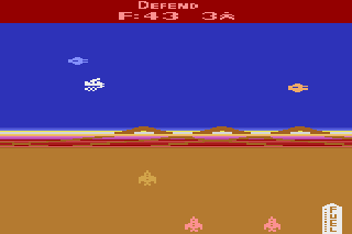 Screenshot Thumbnail / Media File 1 for Mega Force (1982) (20th Century Fox Video Games, Douglas 'Dallas North' Neubauer) (11005)