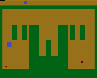 Screenshot Thumbnail / Media File 1 for Miniature Golf - Arcade Golf (1979) (Atari - Sears) (CX2626 - 6-99829, 49-75116)