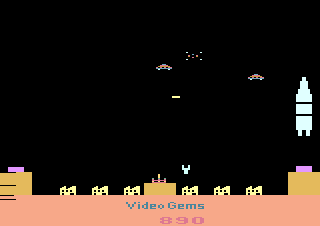 Screenshot Thumbnail / Media File 1 for Missile Control (1983) (Video Gems) (VG-01) (PAL)